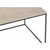 Diivanilaud OXI hõbe, 110x50xH40 cm