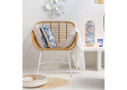 Aiatool RACHELLE pruun / valge, 68x67xH88 cm, 2 tk