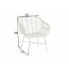 Aiatool RACHELLE valge, 68x67xH88 cm
