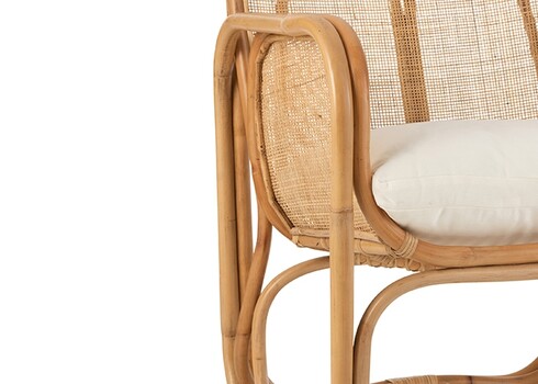 Tugitool OZARA pruun, 65x63xH65 cm