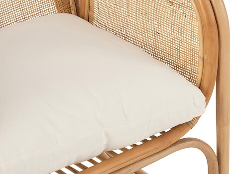 Tugitool OZARA pruun, 65x63xH65 cm