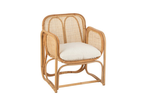 Tugitool OZARA pruun, 65x63xH65 cm