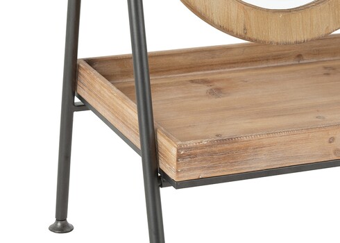 Peegel PANTAI pruun / hall, 60x40xH170 cm