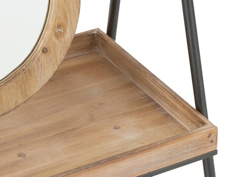 Peegel PANTAI pruun / hall, 60x40xH170 cm