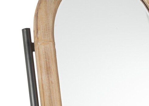 Peegel PANTAI pruun / hall, 60x40xH170 cm