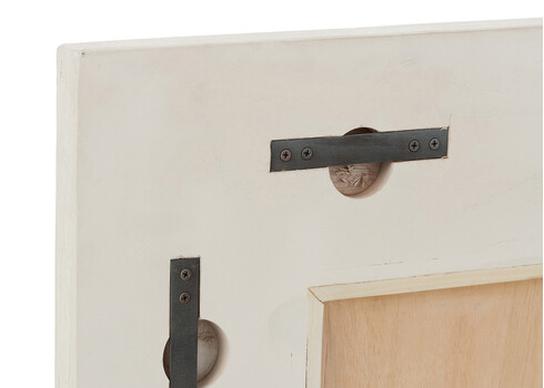 Peegel MOLLY valge / pruun, 81x3xH81 cm