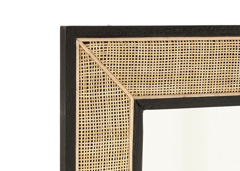 Peegel MOLLY must / pruun, 81x3xH81 cm