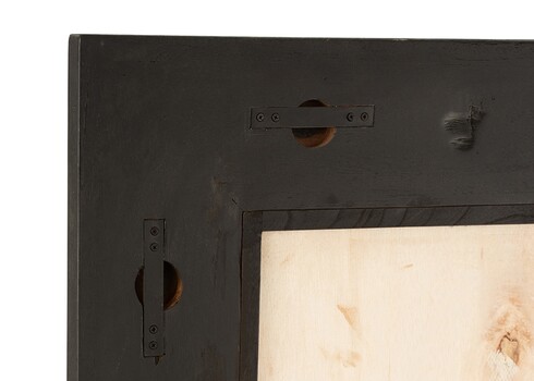 Peegel MOLLY must / pruun, 81x3xH81 cm