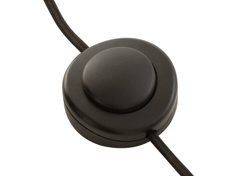 Põrandavalgusti EVY must / pruun, 26x26xH130 cm, E14