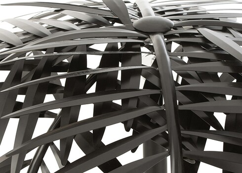 Lauavalgusti LEAF must, 60x60xH73 cm, E14