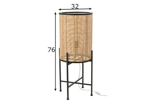 Lauavalgusti OZARA pruun / must, 30x30xH77 cm, E27