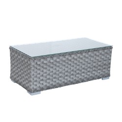 Diivanilaud GENEVA 105x51xH39cm, aiamööbel, wicker