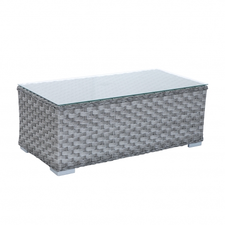 Diivanilaud GENEVA 105x51xH39cm, aiamööbel, wicker