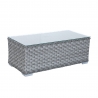 Diivanilaud GENEVA 105x51xH39cm, aiamööbel, wicker