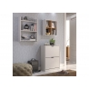 Jalatsikapp MESTRE valge, 60x25xH78 cm