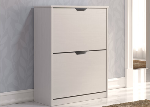 Jalatsikapp MESTRE valge, 60x25xH78 cm