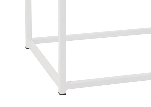 Konsoollaud ZIGZAG pruun / valge, 100x35xH85 cm