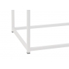 Konsoollaud ZIGZAG pruun / valge, 100x35xH85 cm
