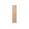 Kapp ZIGZAG pruun / valge, 95x43xH185 cm
