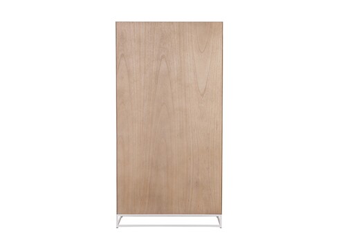 Kapp ZIGZAG pruun / valge, 95x43xH185 cm