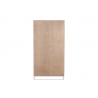 Kapp ZIGZAG pruun / valge, 95x43xH185 cm