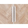 Kapp ZIGZAG pruun / valge, 95x43xH185 cm