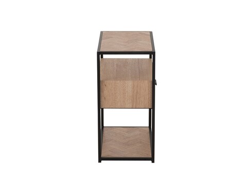 Öökapp ZIGZAG pruun / must, 50x30xH61 cm