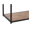 Öökapp ZIGZAG pruun / must, 50x30xH61 cm