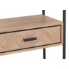 Öökapp ZIGZAG pruun / must, 50x30xH61 cm