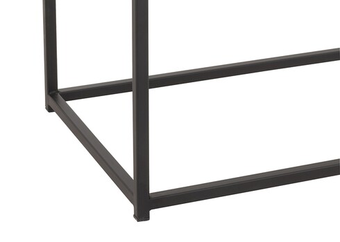 Konsoollaud ZIGZAG pruun / must, 100x35xH85 cm