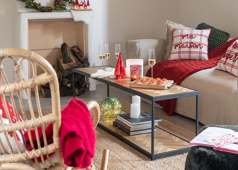 Diivanilaud ZIGZAG pruun / must, 150x40xH45 cm