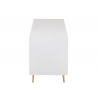 Tv-alus LINES valge / kuldne, 150x45xH59 cm
