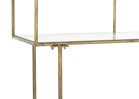 Riiul CLASS kuldne, 100x40xH200 cm