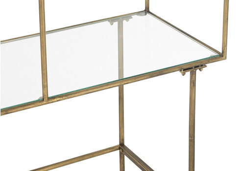 Riiul CLASS kuldne, 100x40xH200 cm