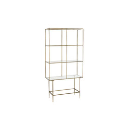 Riiul CLASS kuldne, 100x40xH200 cm