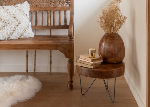 Abilaudade komplekt LOWNI pruun, 2 tk