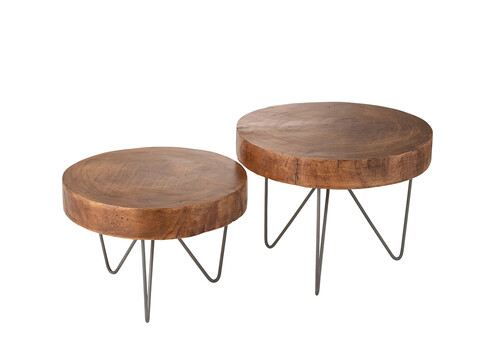 Abilaudade komplekt LOWNI pruun, 2 tk