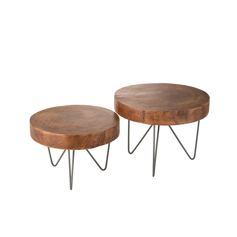 Abilaudade komplekt LOWNI pruun, 2 tk