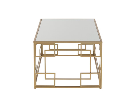 Diivanilaud FELICITY kuldne, 120x66xH48 cm