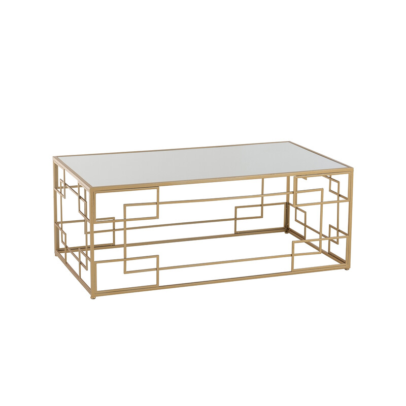 Diivanilaud FELICITY kuldne, 120x66xH48 cm