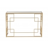 Konsoollaud FELICITY kuldne, 120x40xH81 cm