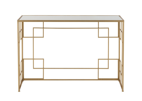 Konsoollaud FELICITY kuldne, 120x40xH81 cm
