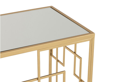 Konsoollaud FELICITY kuldne, 120x40xH81 cm