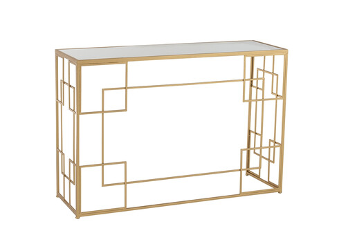 Konsoollaud FELICITY kuldne, 120x40xH81 cm