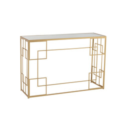 Konsoollaud FELICITY kuldne, 120x40xH81 cm