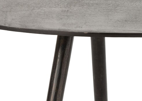 Diivanilaud DROP must, 90x56xH32 cm