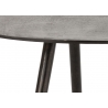 Diivanilaud DROP must, 90x56xH32 cm