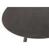 Diivanilaud DROP must, 90x56xH32 cm