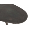 Diivanilaud DROP must, 90x56xH32 cm