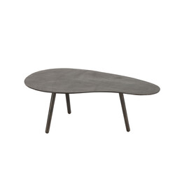 Diivanilaud DROP must, 90x56xH32 cm